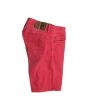 Pantalón corto vaquero Quiksilver Distorsion Colors rojo para niños de 8 a 12 años lateral