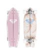 Skate Completo Cruiser Roxy Palm Dreams 9.0" x 28" rosa 