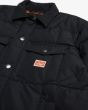 Cazadora acolchada tipo sobrecamisa Deus Ex Machina Maxwell Padded Overshirt Negra para hombre bolsillo