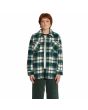 Mujer con sobrecamisa Volcom Silent Sherpa Jacket verde