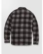 Sobrecamisa polar Volcom Bowered Gris para hombre posterior