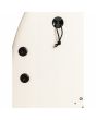 Tabla de Surf Softboard Quiksilver QS Grom 58" blanca agujero leash