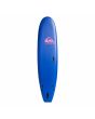 Tabla de Surf Softboard Quiksilver Soft Ultimate 7'6" x 22 1/4” x 3 1/4” 72L frontal en color azul marino 