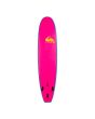 Tabla de Surf Softboard Quiksilver Soft Ultimate 8'0" x 22 1/4" x 3 1/4" 86L posterior en color rosa