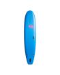 Tabla de Surf Softboard Quiksilver Soft Ultimate 8'0" x 22 1/4" x 3 1/4" 86L frontal en color azul 
