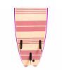 Tabla de Surf Softboard Roxy Soft Bat 6'0 x 21 x 3 47 Litros rosa quillas