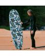 Tabla de Surf Softboard Softech The Middie 6'4" 37,5 Litros Tropical FCS II bottom