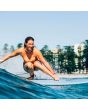 Tabla de Surf Softboard Softech The Middie 6'4" 37,5 Litros Tropical FCS II surfeando