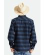 Hombre con Sombrero de paja Brixton Wesley Straw Packable Fedora posterior