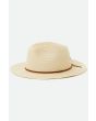 Sombrero de paja Brixton Wesley Straw Packable Fedora Unisex