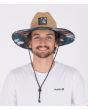 Hombre con Sombrero Protector de Paja Hurley Channel Islands Lifeguard Hat