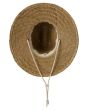 Sombrero de paja para el sol Billabong New Comer Natural para mujer interior