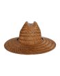 Sombrero protector de paja Billabong Tides Straw Lifeguard Hat Marrón para hombre posterior