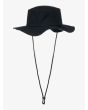 Sombrero safari Quiksilver Bushmaster en negro para hombre posterior