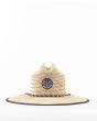 Sombrero de paja Rip Curl Icons Straw Hat para chico Beige frontal