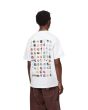 Hombre con Camiseta de manga corta Carhartt WIP C Logo Archive Blanca posterior