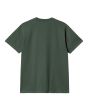 Camiseta de manga corta Carhartt WIP S/S Chase T-Shirt Sycamore Tree-Gold para hombre posterior