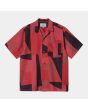 Camisa de manga corta Carhartt WIP Geo Shirt roja para hombre