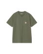 Camiseta de manga corta con bolsillo Carhartt WIP Pocket Leaf para hombre