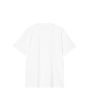 Camiseta de manga corta Carhartt WIP Script blanca con logo negro para hombre posterior