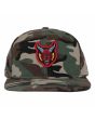 Gorra Santa Cruz x Stranger Things Hellfire Club Snapback camo unisex parche Hellfire