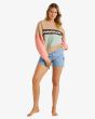 Mujer con Sudadera Oversize Billabong 73 Days Cabo Multicolor corte extra-grande