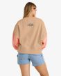 Mujer con Sudadera Oversize Billabong 73 Days Cabo Multicolor posterior