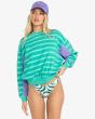 Mujer con Sudadera Billabong Party Block Kendal Aqua Haze