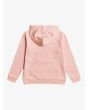 Sudadera con capucha Roxy Indian Poem color salmón para chica posterior