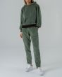 Mujer con sudadera con capucha Lightning Bolt Heavy Sea verde 