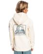 Niño con sudadera con capucha Quiksilver Return To The Sea White posterior