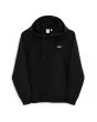Sudadera con capucha de corte masculino Vans Flying V negra para mujer