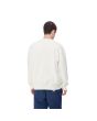 Hombre con Sudadera Carhartt WIP Heart Train Pocket Sweatshirt Blanco Cera posterior