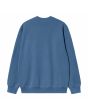 Sudadera Carhartt WIP Carhartt Sweatshirt Azul Sorrento-Blanco para hombre posterior