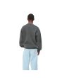 Hombre con Sudadera Carhartt WIP Vista Sweat Grafito posterior