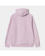 Sudadera con capucha Carhartt WIP Hooded Chase Sweat rosa para hombre posterior