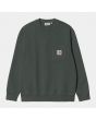 Sudadera Carhartt WIP Pocket Sweat verde para hombre