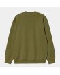 Sudadera Carhartt WIP Pocket Sweat Kiwi verde para hombre posterior