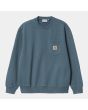Sudadera Carhartt WIP Pocket Sweat Storm Blue azul para hombre