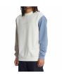 Hombre con sudadera DC Shoes Riot 2 blanca lateral