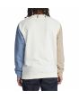 Hombre con sudadera DC Shoes Riot 2 blanca espalda