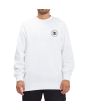 Hombre con sudadera DC Shoes Star Pilot blanca