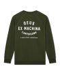 Sudadera DEUS Camperdown Address verde ciprés para hombre