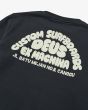 Sudadera Deus Ex Machina Canggu Surf Negra para hombre estampado