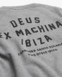 Sudadera Deus Ex Machina Ibiza Address Crew gris para hombre estampado