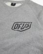 Sudadera Deus Ex Machina Ibiza Address Crew gris para hombre logo