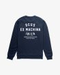 Sudadera Deus Ex Machina Ibiza Address Crew Azul Marino para hombre