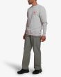 Hombre con Sudadera Deus Ex Machina Tenor Crew color Blanco Sucio lateral