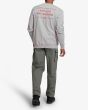 Hombre con Sudadera Deus Ex Machina Tenor Crew color Blanco Sucio espalda