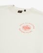 Sudadera Deus Tenor Crew Dirty White para hombre logo